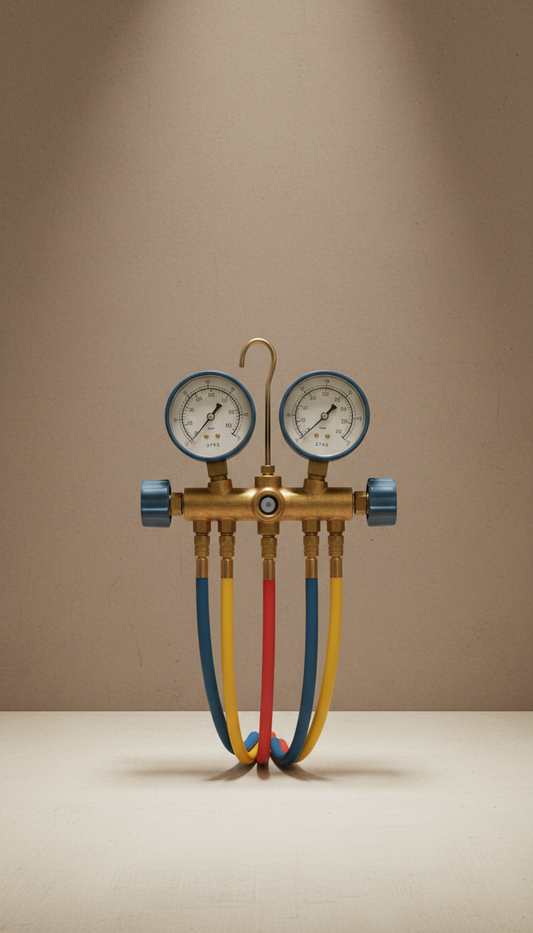 Air Conditioning Manifold Gauge Set With Hoses